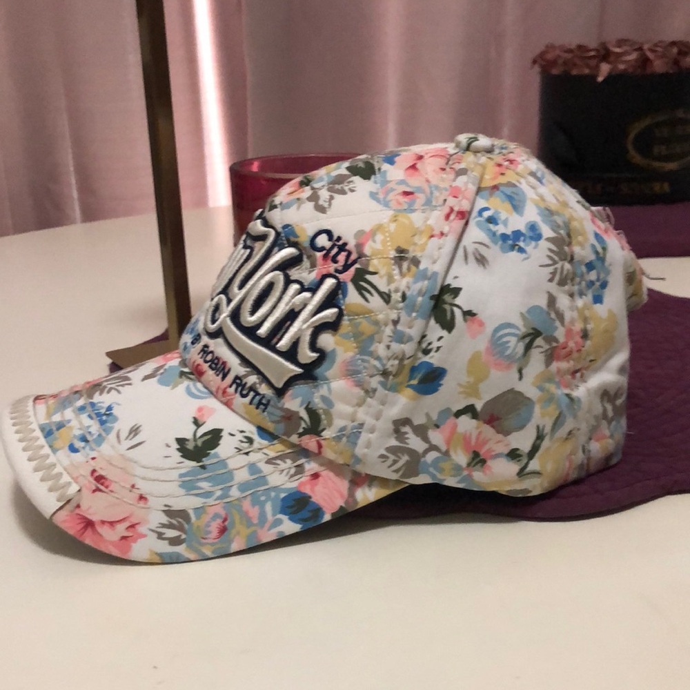 Robin Ruth Multicolor Floral New York Cap - Picture 2 of 4